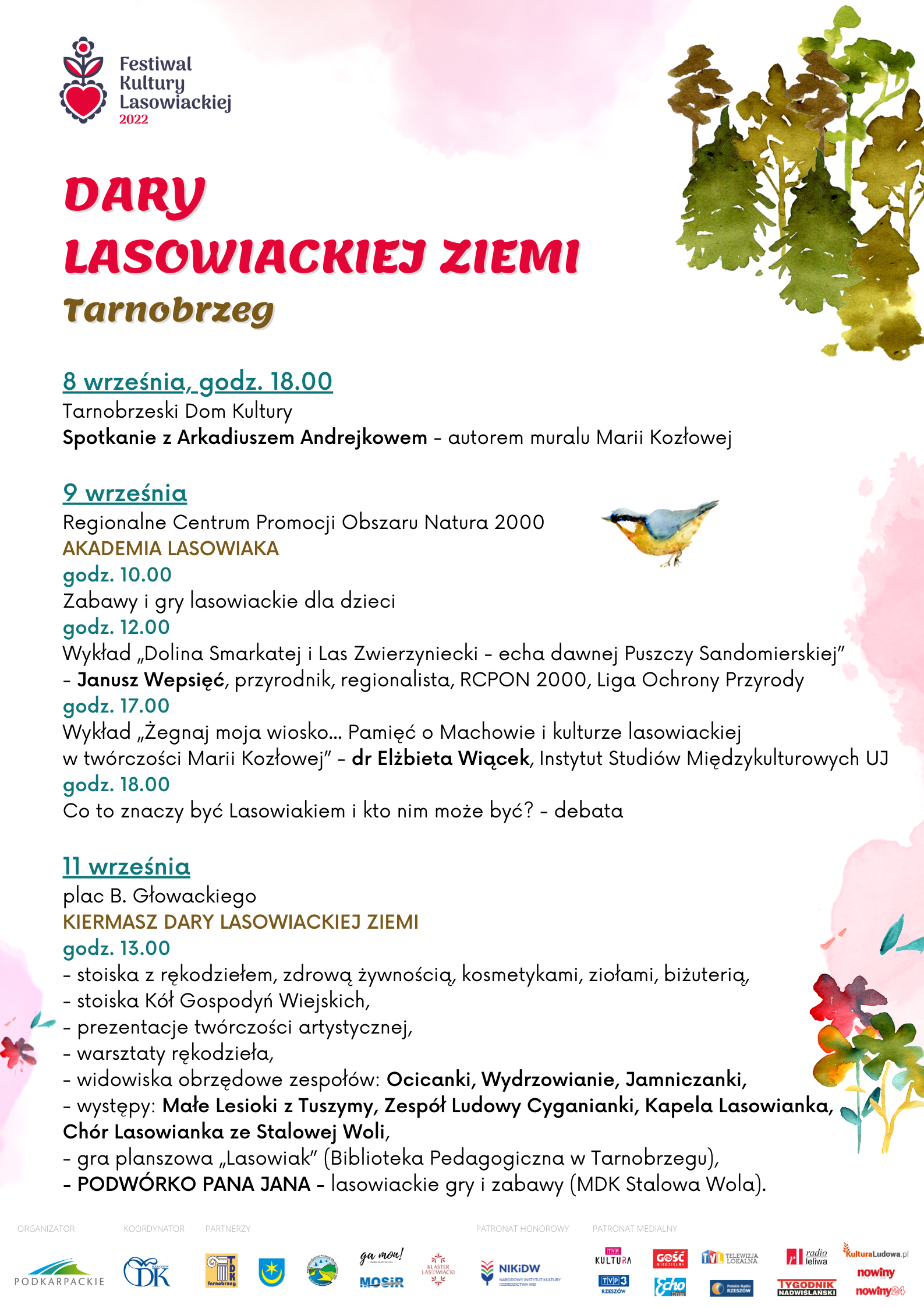 Festiwal Kultury Lasowiackiej w Tarnobrzegu. Zapraszamy.